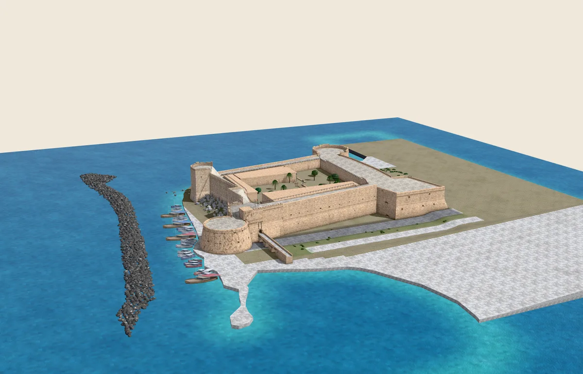 Girne Kalesi, Girne Kalesi: 3B tarama