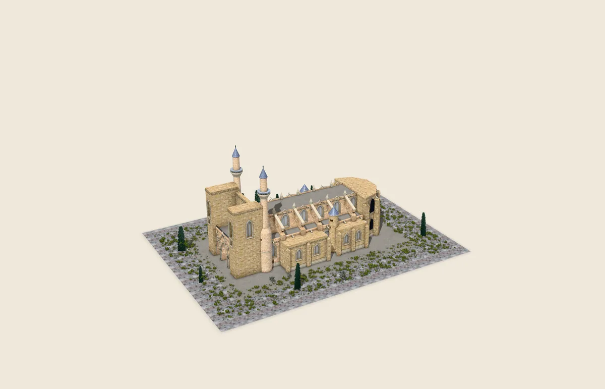 Selimiye Camii, Selimiye Camii: 3B tarama